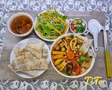 Hình bước làm 4 của món Mì Quảng chay
