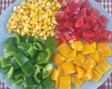 A picture of step 2 of Mexican Beans Salad.