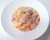 Foto langkah ke 12 dari resep Bubur Ayam Korea, Pakai ketan.