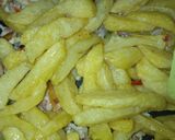A picture of step 4 of Sultan chips.