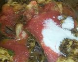 A picture of step 3 of Nawabi chicken biryani.