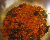 A picture of step 2 of Jowar bhakri with vegetable zunka wadi.