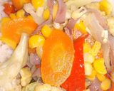 Foto langkah ke 6 dari resep Tumis Blumkol Jagung Wortel #bantumantenbaru.