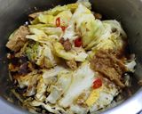 (電鍋)肉醬/肉燥罐頭滷高麗菜的食譜步驟4照片