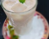 A picture of step 4 of Chikoo shake.