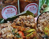 Foto langkah ke 8 dari resep Nasi bakar beras merah.