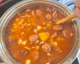 Pásztortarhonya kolbásszal és szalonnával recept fázis 4 fotója
