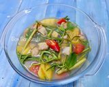 Hình bước làm 9 của món Canh Chua Nghêu Rau Nhút
