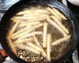 Foto langkah ke 8 dari resep Kentang Goreng garing gurih (tanpa ribet+lama+rebus+ freezer)^^.