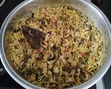 A picture of step 7 of Mushroom potato biryani.
