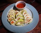 รูปขั้นตอนการทำที่ 4 ของ สุกี้โรลอกไก่