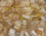 A picture of step 6 of Vegan chicory and apple soup.