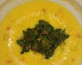 A picture of step 4 of Dal-Palak.