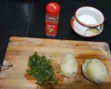 A picture of step 1 of Fennel seeds peri peri stir fry potato.