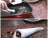 Foto del paso 2 de la receta: Castañas asadas al horno, microondas y a la sartén