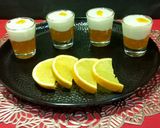 A picture of step 7 of Orange Jelly Pudding Layer in a Glass.