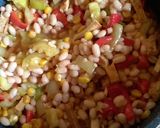 Gluténmentes mexikói bab ragú puliszkával és káposzta salátával recept fázis 2 fotója