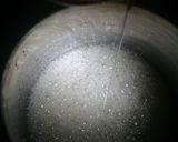 A picture of step 3 of Satora (soji ka tukri halwa).