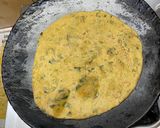 A picture of step 7 of Thepla.