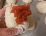 Foto del paso 4 de la receta: Pan de maíz relleno con dulce de membrillo, dulce de leche y/o frutas