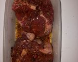 Foto del paso 1 de la receta: Ojo de bife, con mandioca, bastones de polenta y salsa de mostaza
