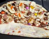 A picture of step 6 of Chocolate Banana Crepe.