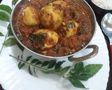A picture of step 10 of Mutta curry.