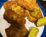 A picture of step 1 of Palak Corn Burger/Whole wheat homemade buns.