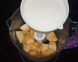 A picture of step 2 of Apple Milkshake.