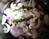 A picture of step 7 of Malai kofta in white gravy.
