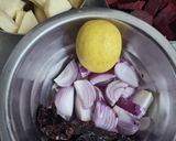 A picture of step 1 of Beetroot chutney.
