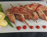 A picture of step 3 of Pulao Seekh Kabab.