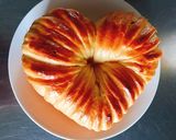 Hình bước làm 2 của món Bánh mì cuộn len