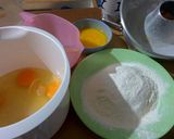 Foto langkah ke 1 dari resep BOLU MARBLE VANILLA PANDAN.