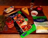 A picture of step 1 of Mike's 10 Minute Salt Brick Pizza Margheritas.