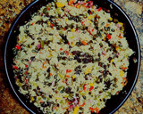 Foto del paso 6 de la receta: Ensalada templada de quinoa, pimiento y jamón