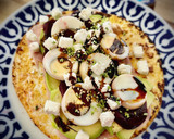 Foto del paso 4 de la receta: Fajita de aguacate, remolacha, jamón york y queso Keos