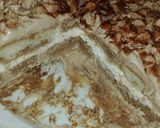 Foto del paso 5 de la receta Tarta de queso con crema de capuchino al chocolate