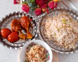 عکس مرحله 3 از دستور 🎀رشته پلو با مرغ