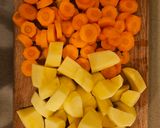 A picture of step 3 of Vegetable Side Dish with Zucchini, Carrots, and Potatoes.