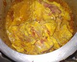A picture of step 1 of Rice flour roti with chicken.