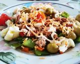 Foto del paso 4 de la receta: Ensalada de judías y coliflor
