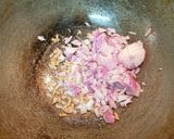 A picture of step 3 of Rava Khichdi.
