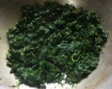 A picture of step 3 of Water Spinach Saag.