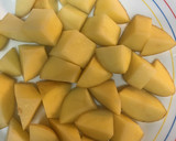 Foto del paso 1 de la receta: Patatas con queso cheddar y nata agria🥔🧀🍶 (en 10 minutos)