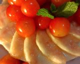 Une image de l'étape 4 de Mousse aux pêches et aux cerises.