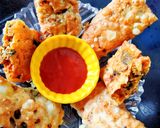 A picture of step 8 of Zunaka Papad Roll.