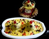 चॉकलेट बॉल इन कंडेंस्ड मिल्क कस्टर्ड (Chocolate ball in condensed milk custard recipe in Hindi) रेसिपी चरण 7 फोटो