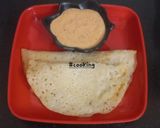 A picture of step 5 of Ghawan with Peanut Chutney.