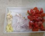 A picture of step 2 of Zafrani Daal Gosht.
